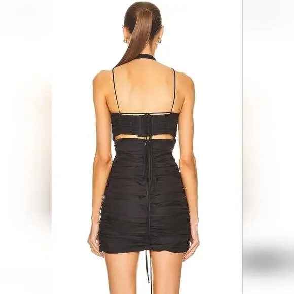 Marianna Senchina Rosemary Dress Black Small Sleeveless *Missing Neck Tie* - Picture 2 of 11